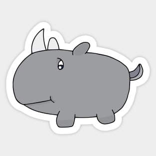 Cute Rhino Sticker